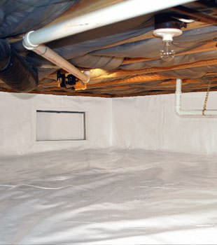 A complete crawl space repair system in Beaverton