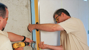 installing a basement wall finishing system in Bend