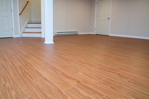 ThermalDry® Elite Plank Flooring installed over ThermalDry® Decking