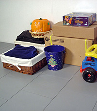 Basement Wood Flooring installed in Oregon City, Oregon
