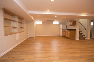 Basement finishing flooring in Portland & nearby