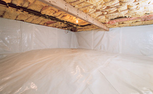Crawl Space Moisture Barrier After in Vancouver