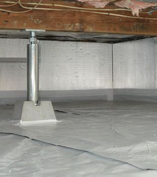 Installed crawl space insulation in McMinnville