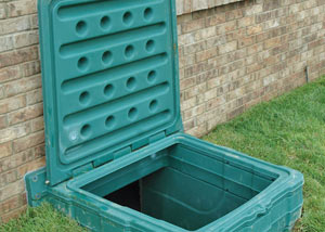 lockable crawl space access door installed in Salem