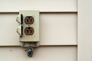 Outdoor electrical outlets, lighting, wiring services