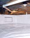 a sealed crawl space installation in Hillsboro