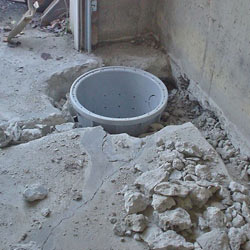 Placing a sump pit in a Lebanon home