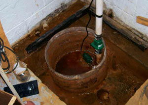 Extreme clogging and rust in a Longview sump pump system