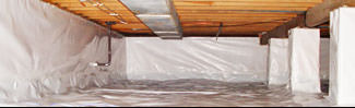 an encapsulated crawl space system in Hillsboro
