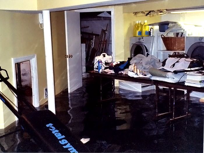 Basements Flooding From Plumbing, What Is Covered In A Flooding Basement
