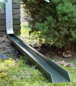 Gutter downspout extension installed in The Dalles