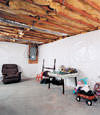 CleanSpace® basement wall vapor barrier installed in Troutdale