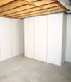 Fiberglass insulated basement wall system in Oregon City, OR