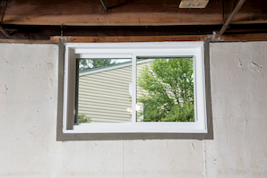 Repaired waterproofed basement window leak in Beaverton